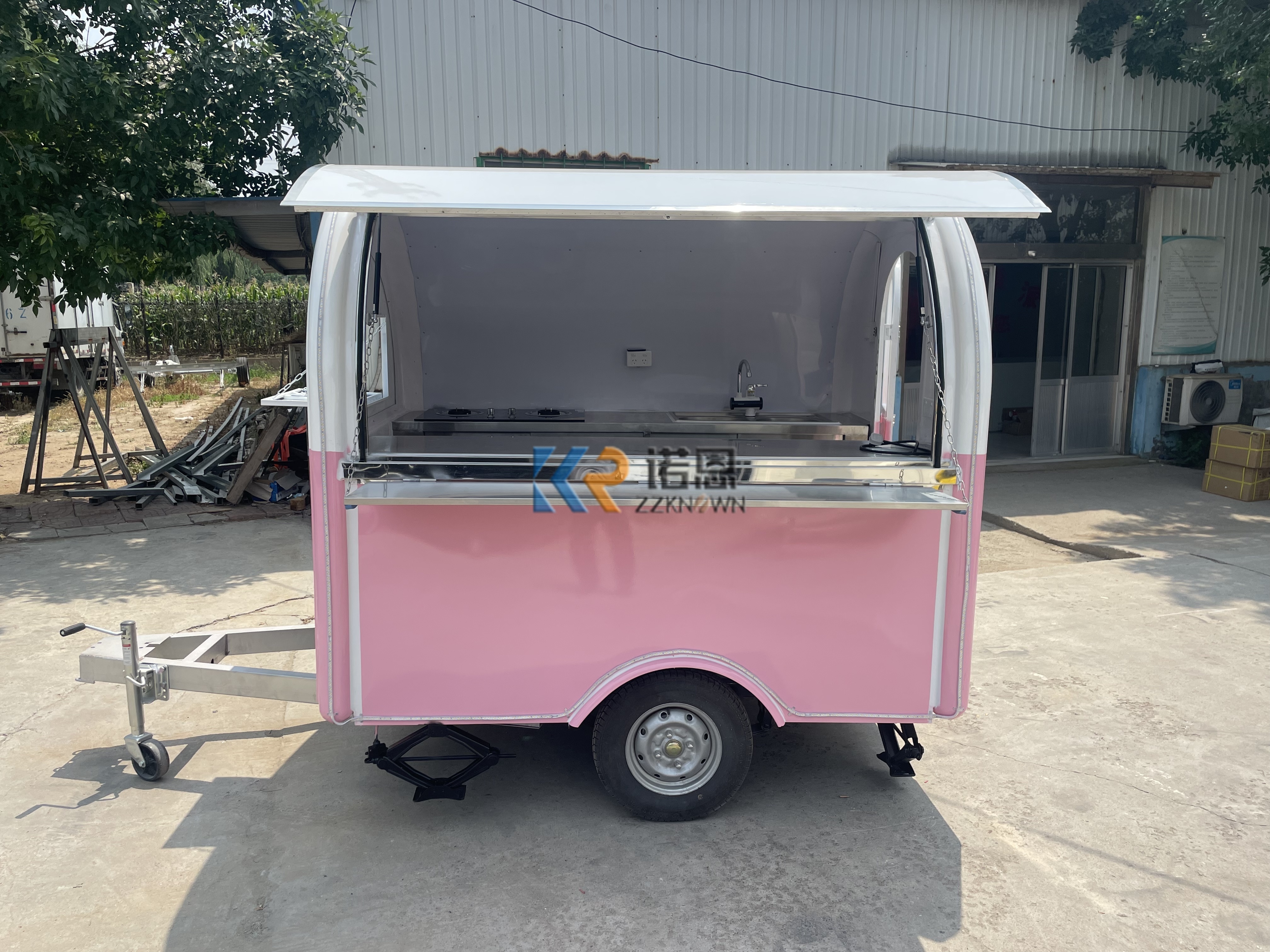 exterior kebab food/truck trailer set/fast food yogurt catering truck waterproof coffee trailer cart available for purchase