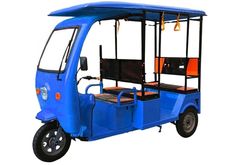 OEM Adult Touring Electric Tricycle Customized 3 wheels Tuk Tuk Passengers Vehicle with Solar Panels