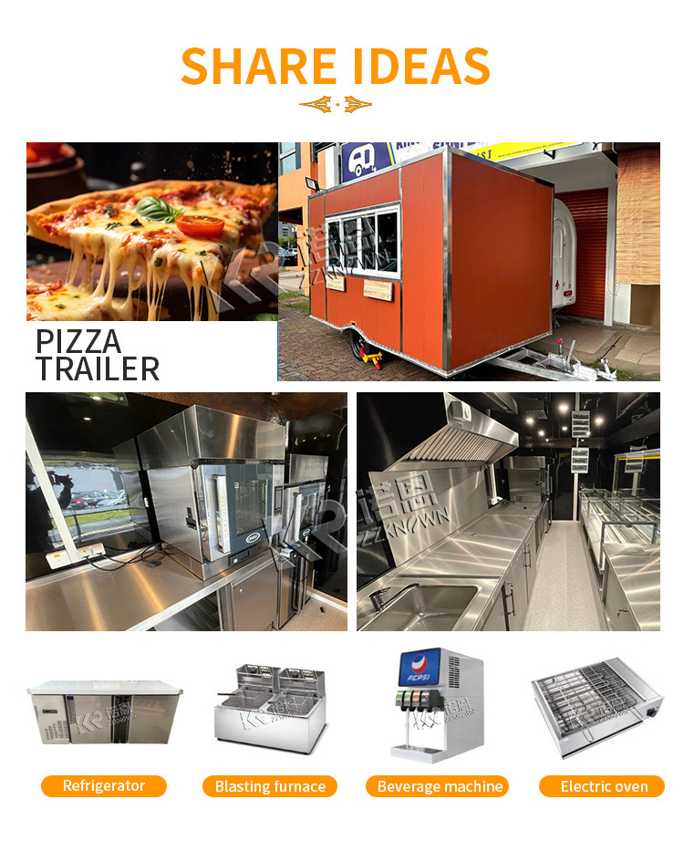 Foodtruck Car For Sale Ice Cream Cart Fast Hot Dog Van Food Truck Trailer 16ft Small Coffee Trailer Mobile Beauty Salon Truck