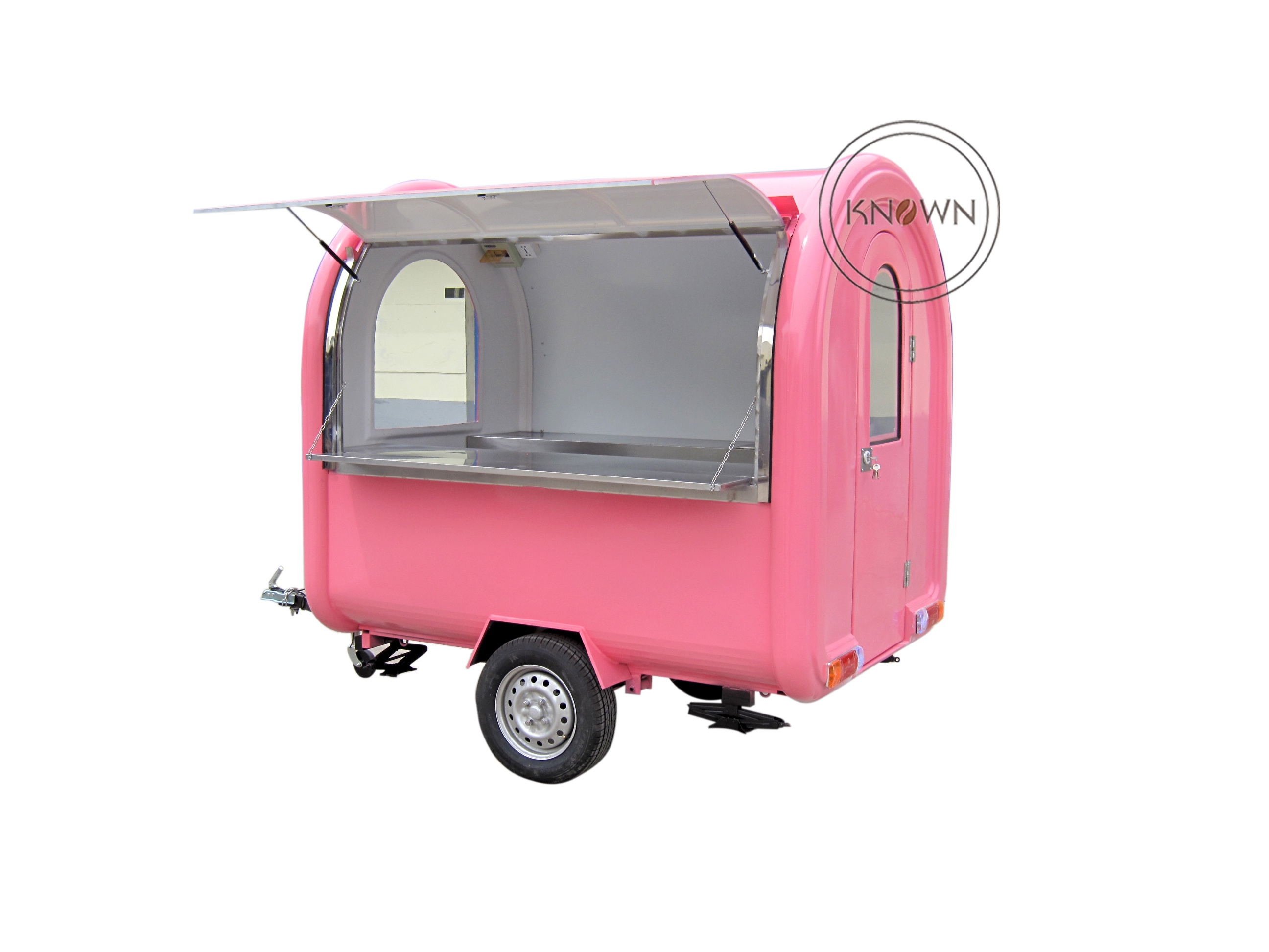 High Quality Food Trailer Cart Mobile Snack Vending Trailer CE Certified Food Truck for Sale