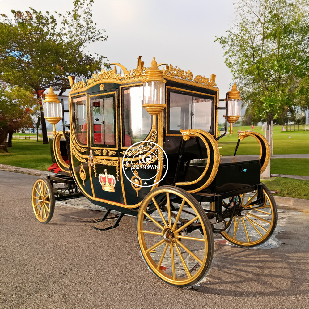 OEM Electric Princess Royal Horse and Carriage Girls Wedding luxurious royal carriage for sale horse drawn carriages