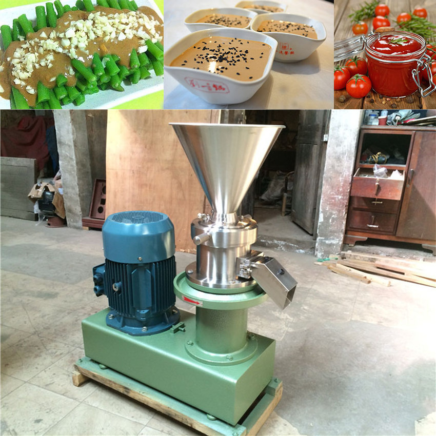 2024 Best Performance New Tomato Sauce make Machine Peanut Butter Fruit Jam Colloid Mill Machine