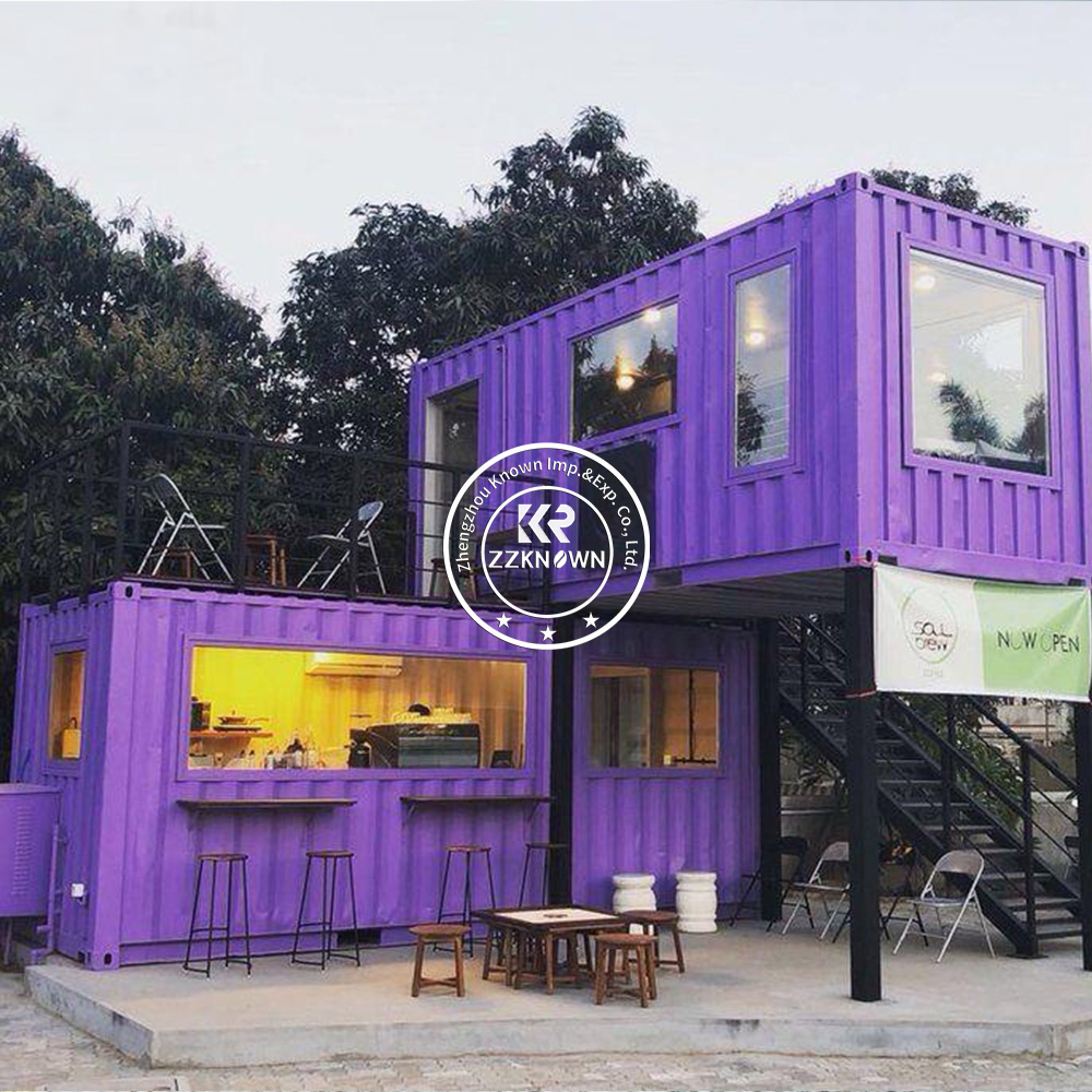 40FT Two-story Pop-up Shop Container Coffee Shop/Bar/Fast-food Restaurant/Convenience Store/Kiosk/Booth