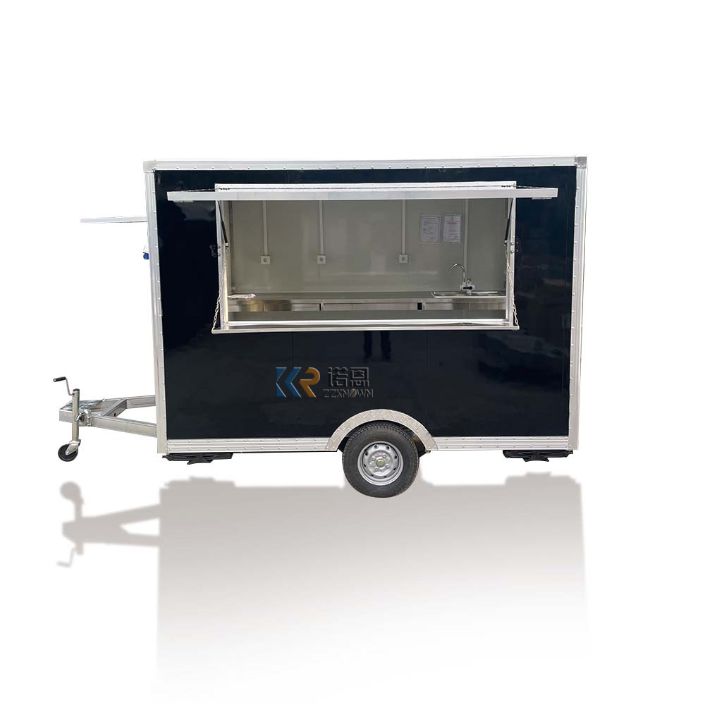 Mobile Fast Food Carts and Food Trailers Fully Equipped Towable Food Ordering Kiosk