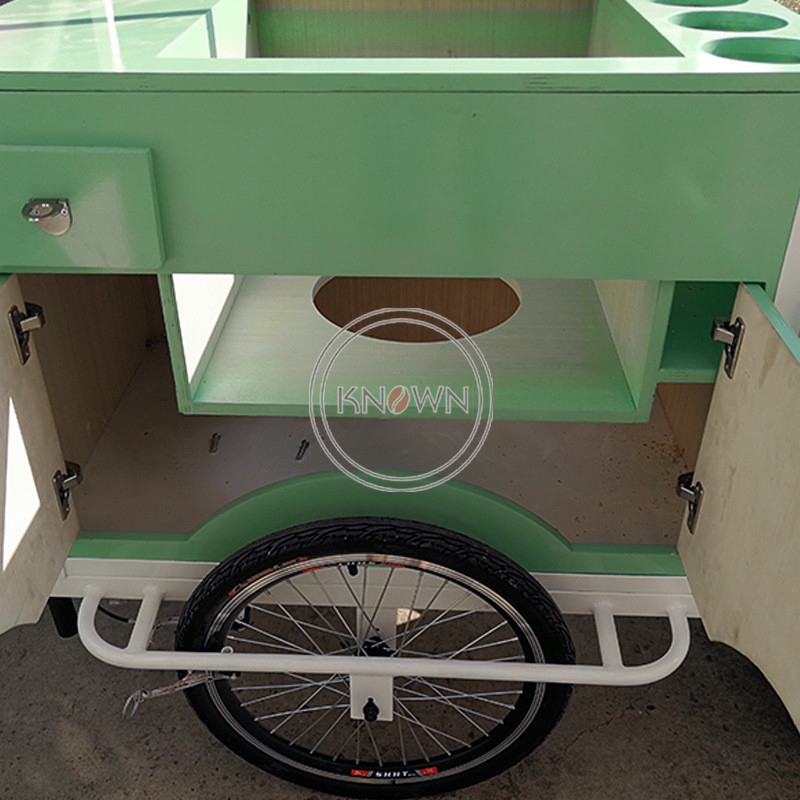 2024 Commercial Electric Cotton Candy Vending Bike 3 Wheel Street Reverse Trike Food Snack Catering Tricycle