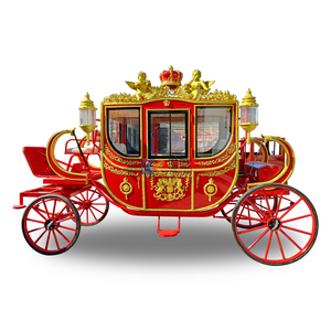 Electric Classical Cabriolet Soft Seat Royal Horse Carriage/Sightseeing Electric Horseless Carriage