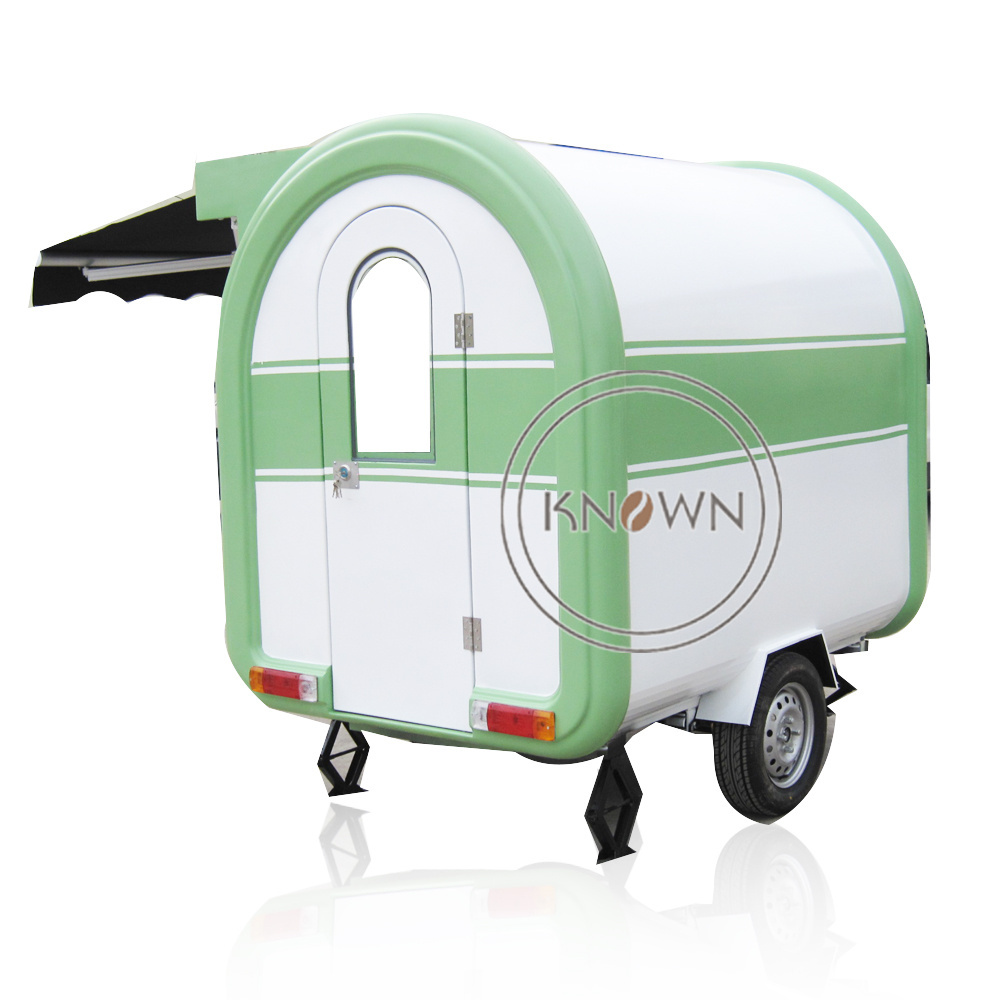 New 1 Year Dot Mini Coffee Fast Food Trailer Australian Mobile French Fries Cart Cheap