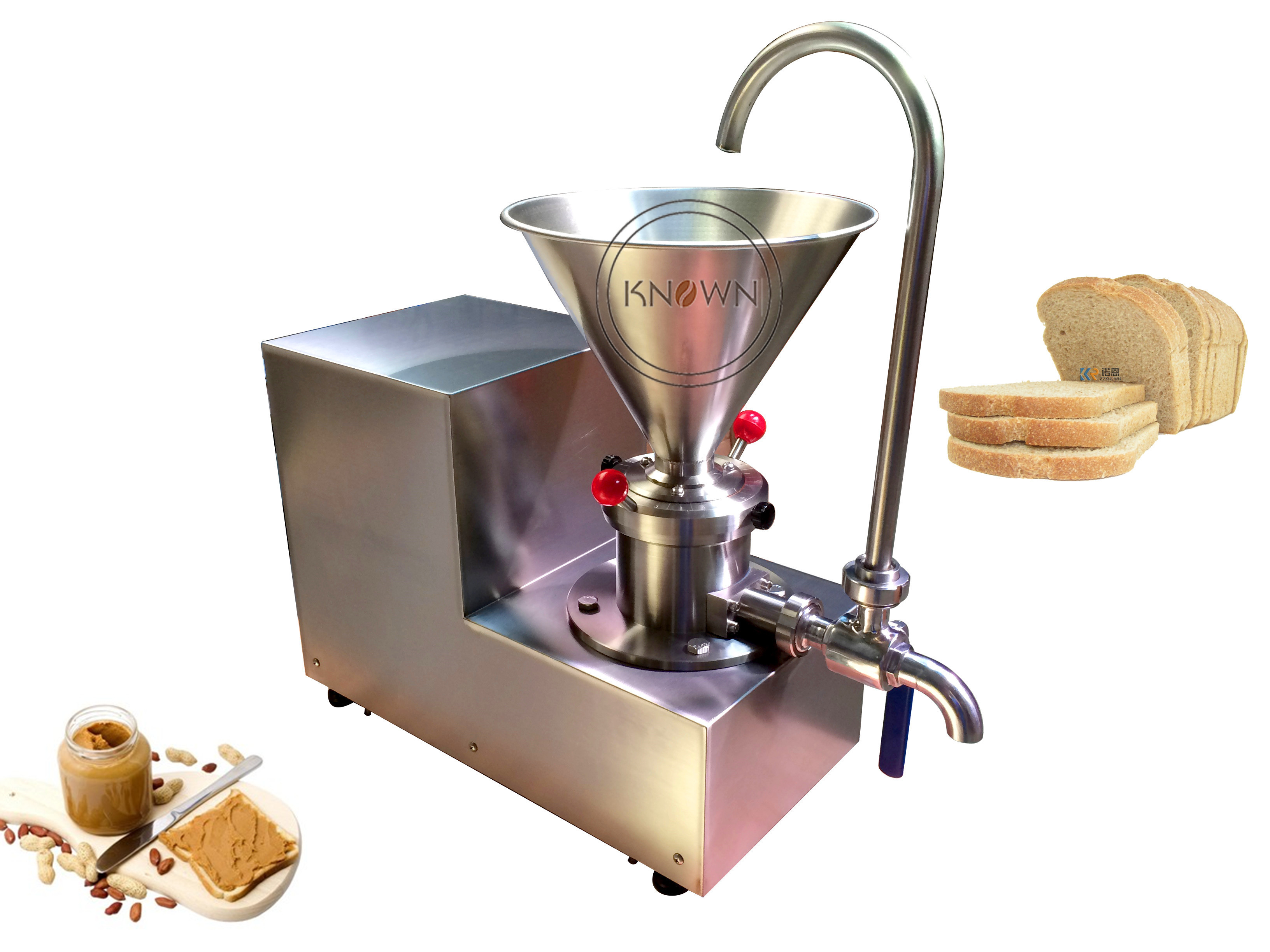 OEM Popular Peanut Butter Grinding Machine Jms-60 Vertical Colloid Mill Machine for Sale Coconut Jam Making Machine