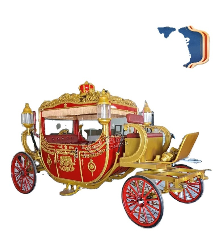 Available for Purchase OEM Horse Carriage Wedding Pumpkin Carriage Princess Electric Cart