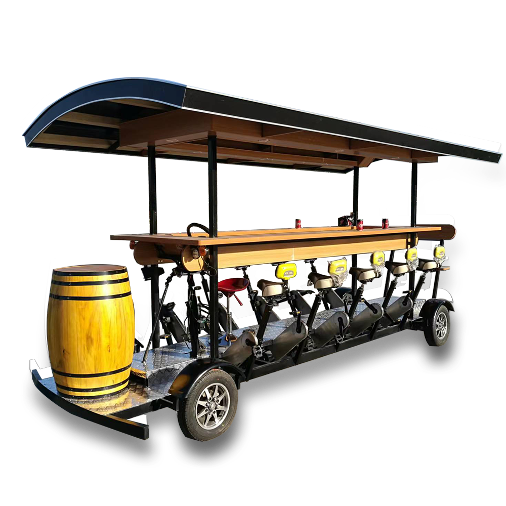 2024 New Bike Drinking Bar Beer For Sale Sightseeing Electric Mini Car Dual Motor Without