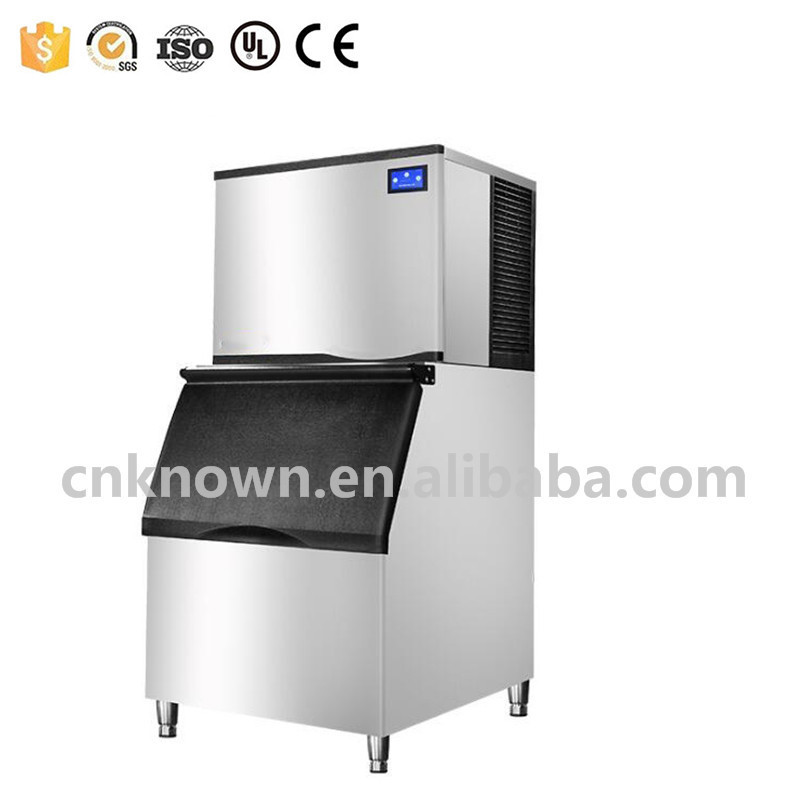 OEM 250kg Big Capacity Commercial Ice Cube Maker Machine with Water Dispense Food Grade Ice Block Making Equipment