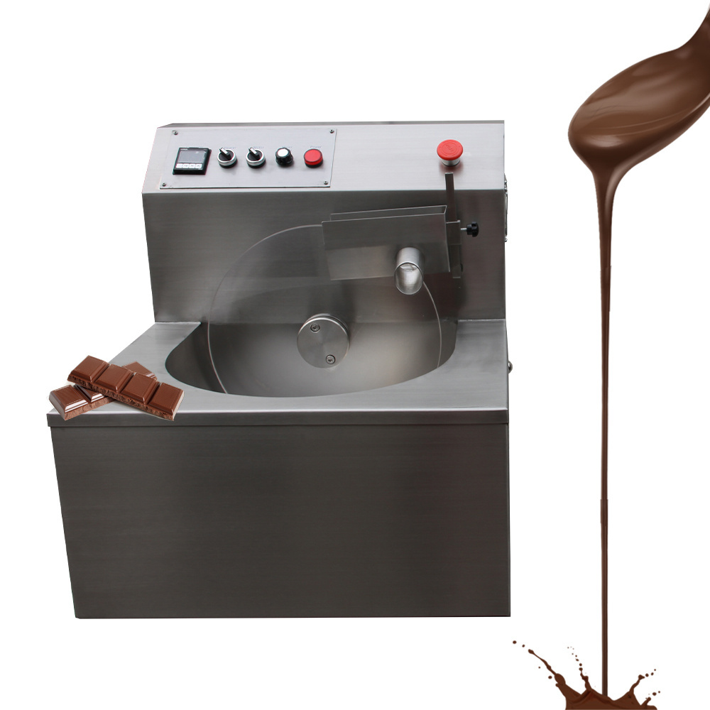 Stainless Steel Chocolate Melting Machine CE Approved Automatic Chocolate Making Tempering Machine