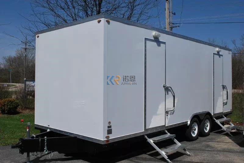 Design Wholesale Price Toilet Portable Trailer Mobile Toilet WC Restroom Cleaning Trailer Travel Toilet with CE and DOT