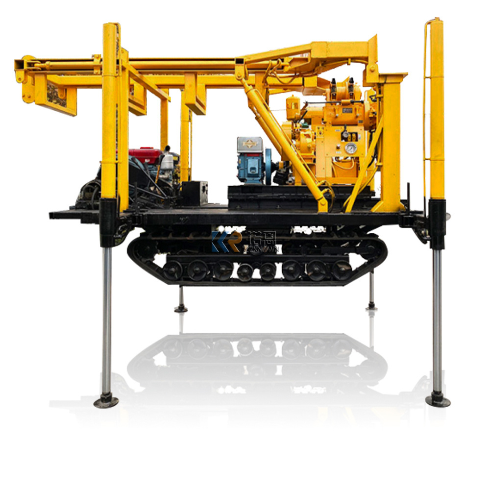 Multi-functional Water Well Drill Rig Crawler Diamond Core Drilling Machine Portable Mine Drilling Rigs for Soil Rock