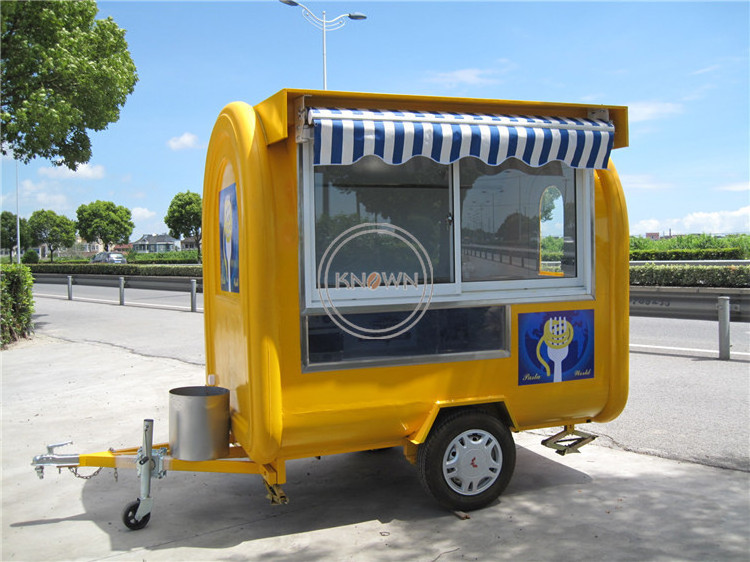 2024 Fast Food Cart Stainless Steel Trailer Customized Ice Cream Small Truck Coffee Catering Car for Sale USA