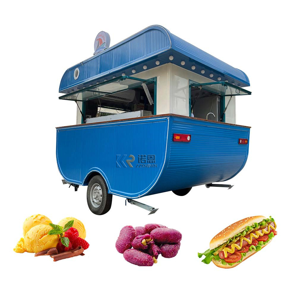 Known Food trailer fast food cart street sales mobile food truck can be customized