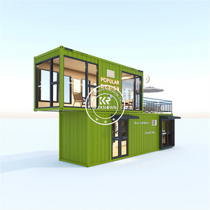 40FT Two-story Pop-up Shop Container Coffee Shop/Bar/Fast-food Restaurant/Convenience Store/Kiosk/Booth