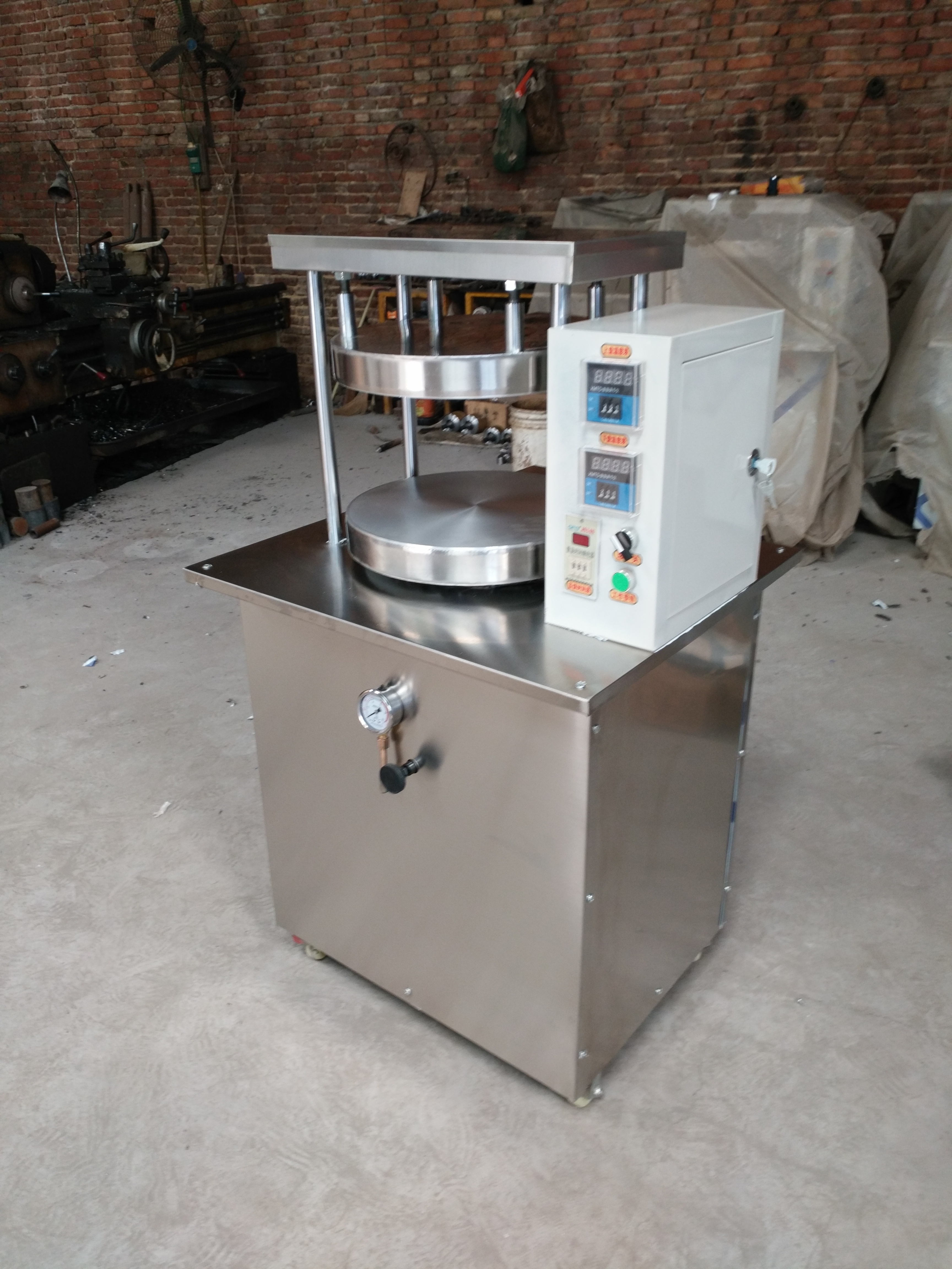 Automatic Pizza Dough Press Tortilla Press Commercial Pancake Spring Roll Roast Duck Wrapper Machine Chapati Making Machine