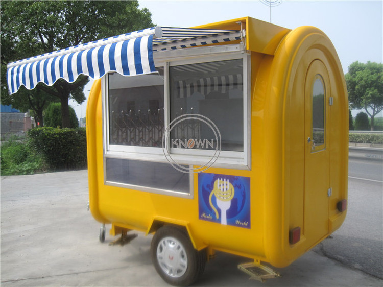 2024 Fast Food Cart Stainless Steel Trailer Customized Ice Cream Small Truck Coffee Catering Car for Sale USA