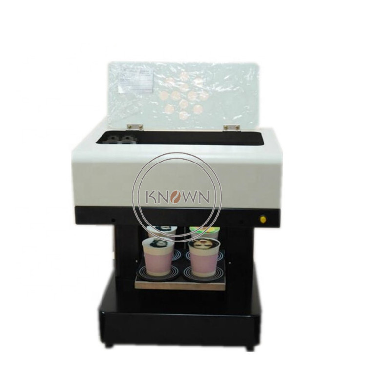 OEM Commercial Selfie Coffee Printer for Milk Biscuits Portable Inkjet Chocolate Printing Machine for Cafe Shop