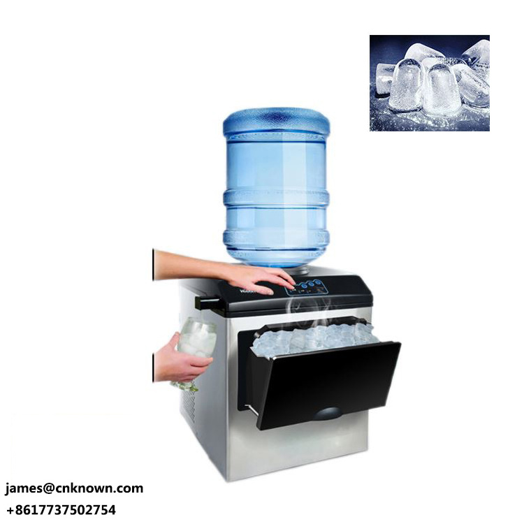 2024 Home Use Mini Ice Block Maker for Sale South Africa Ice Cube Making Machine with Water Tank