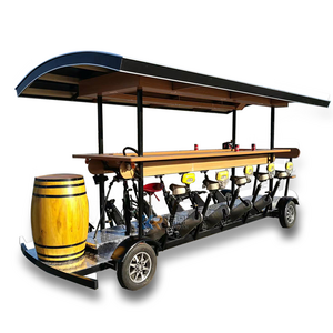 Mobile sightseeing pedal pub party bike bar beer cycle cart