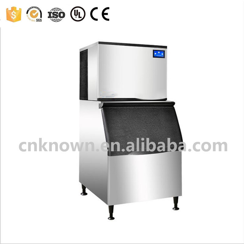 OEM 250kg Big Capacity Commercial Ice Cube Maker Machine with Water Dispense Food Grade Ice Block Making Equipment