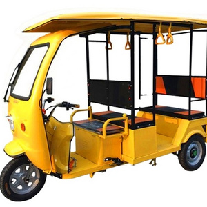 OEM Adult Touring Electric Tricycle Customized 3 wheels Tuk Tuk Passengers Vehicle with Solar Panels