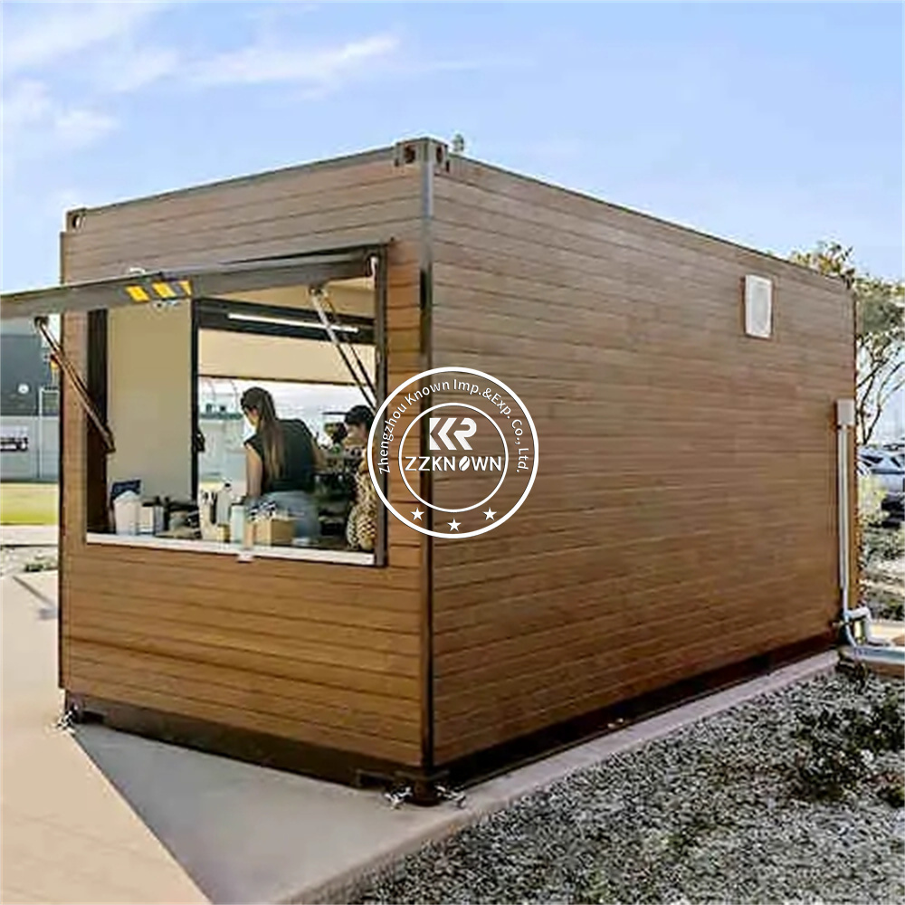 Premade Customized Best Mobile Transport Bar Coffee Shop Container Restaurant 20ft 40ft Modular House For Sale Second Hand