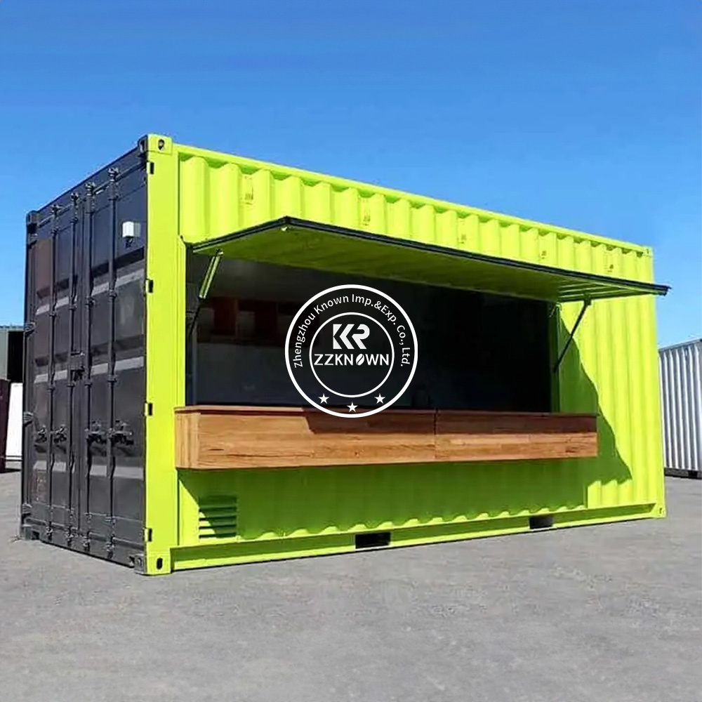 Modern Luxury Modular Prefabricated Steel House Converted Into Shipping 40ft Container Restaurant