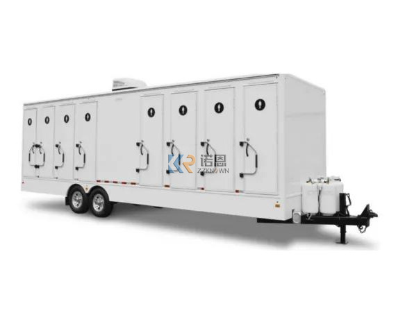 Design Wholesale Price Toilet Portable Trailer Mobile Toilet WC Restroom Cleaning Trailer Travel Toilet with CE and DOT