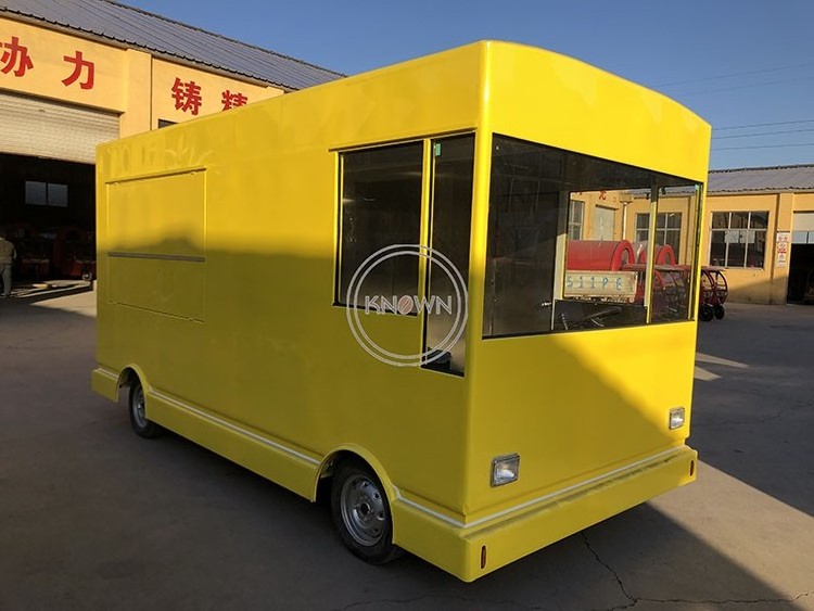 2024 Outdoor Electric Fast Food Van Truck Breakfast Vending Cart for Sale Customized Unique Ice Cream Catering Kiosk