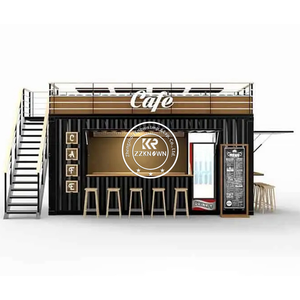 Modular Steel Buildings Movable Prefab Container Restaurant Cafe For Sale Coffee Shop Containers