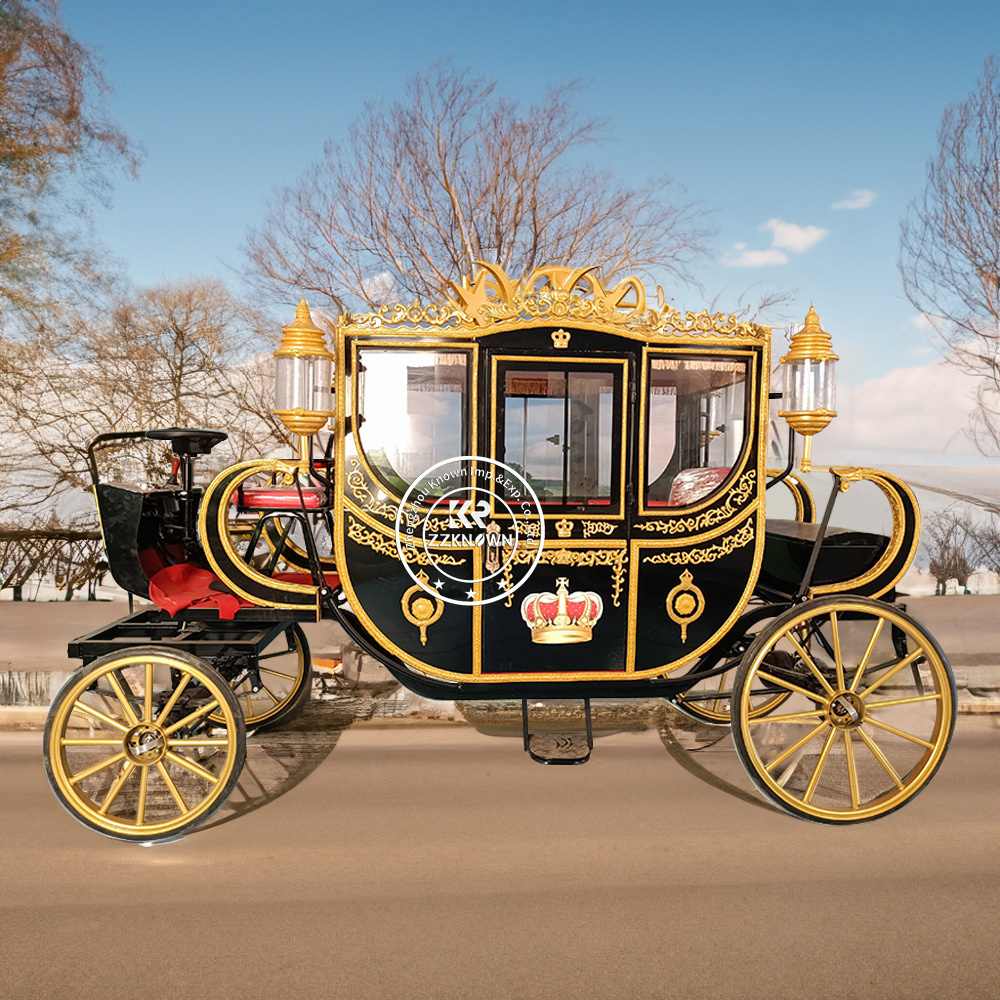 OEM Electric Princess Royal Horse and Carriage Girls Wedding luxurious royal carriage for sale horse drawn carriages