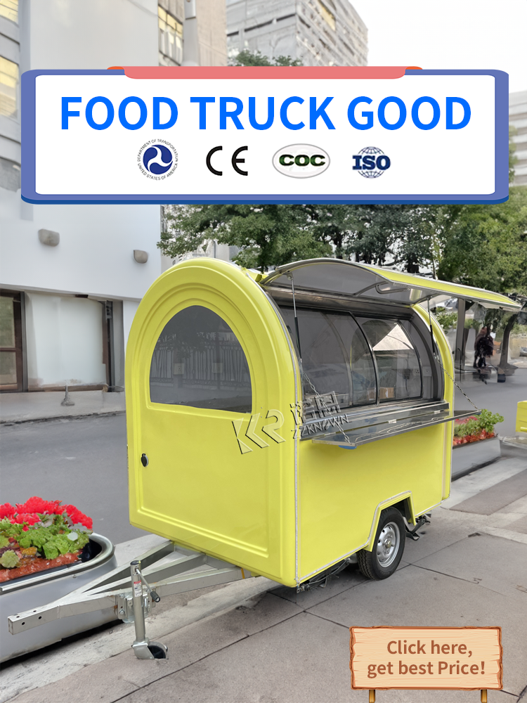 2024 Street Fast Small Coffee Food Truck Mobile Kitchen Food Vending Hot Dog Cart Foodtruck Pizza Food Trailer