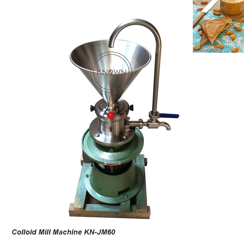 OEM Continuous Tomato Strawberry Jam Making Machine Bone Grinder JM60 Vertical Colloid Mill For Mayonnaise /Peanut Butter Maker