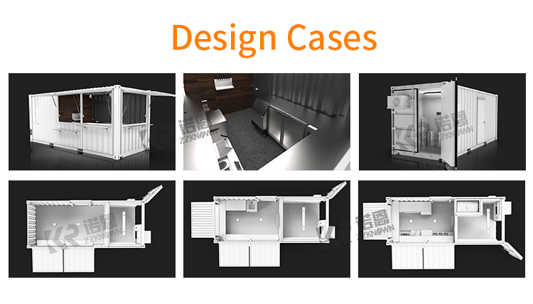 Portable Prefab Container Cafe Bar Mobile Kiosk Design Outdoor