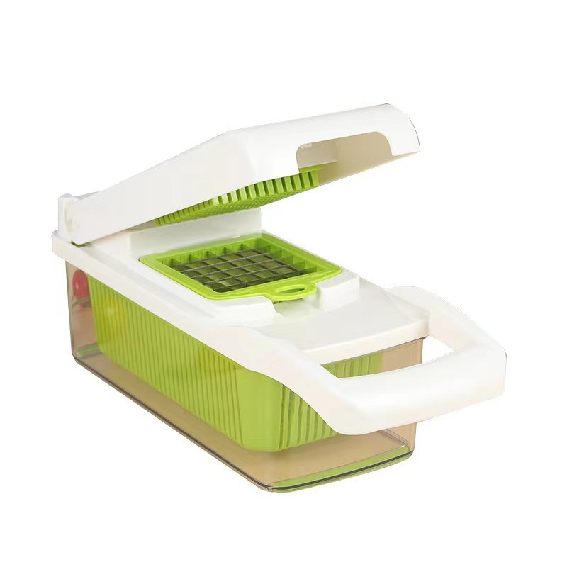 Vegetable Slicer Onion Mincer Chopper Vegetable Chopper  Cutter Dicer Egg Slicer with Container