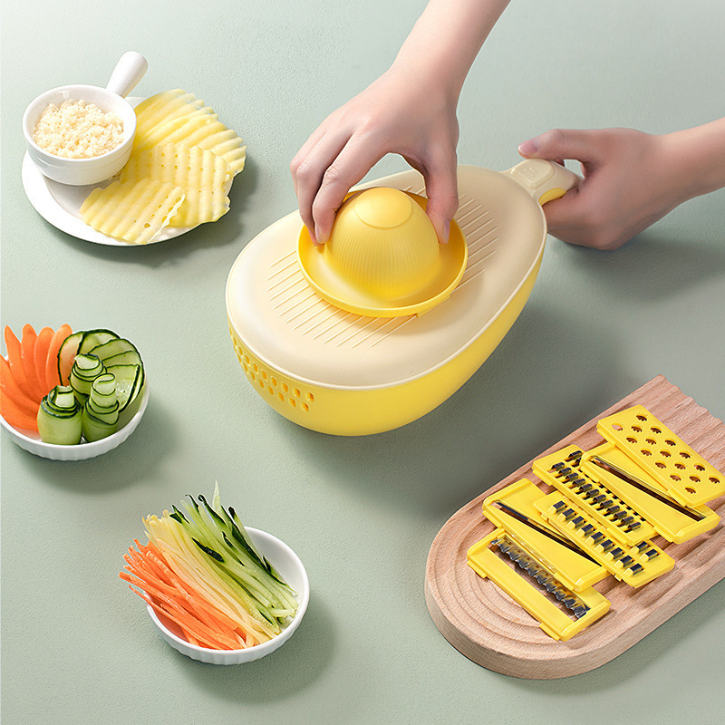 Vegetable Chopper Multifunction Vegetable Cutter Vegetable  Slicer with Container Veggie Chopper