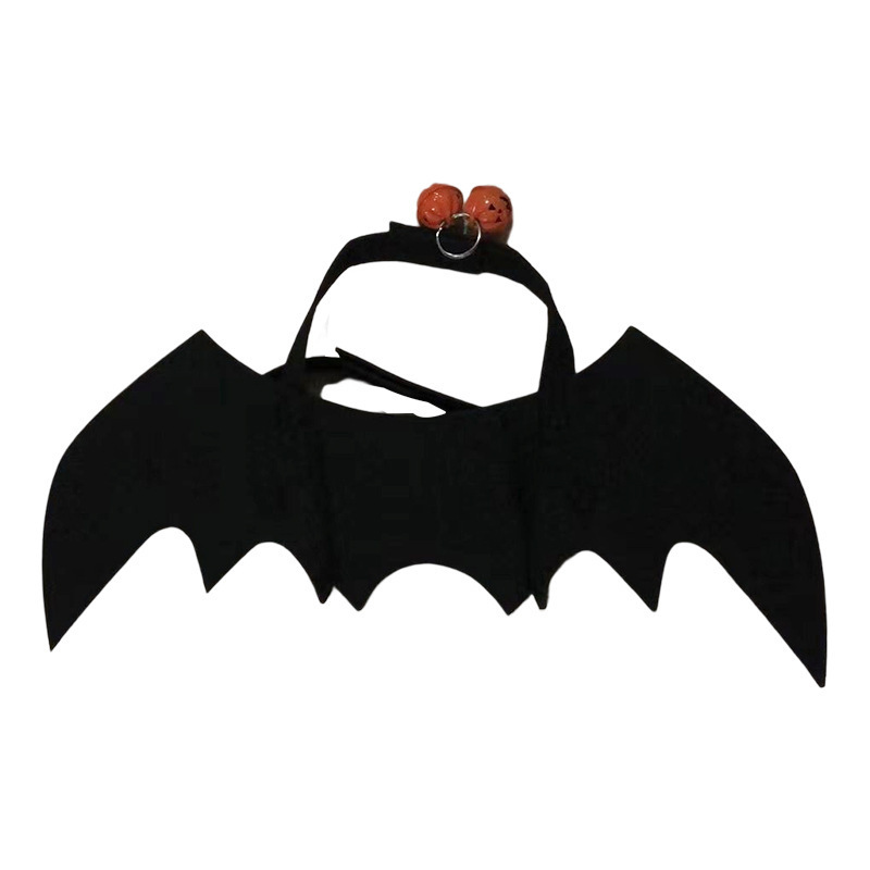 Cat  Bat Wings Halloween Costumes Pet Costume Bat Wings for Dogs with Pumpkin Bells Cosplay Bat Costume