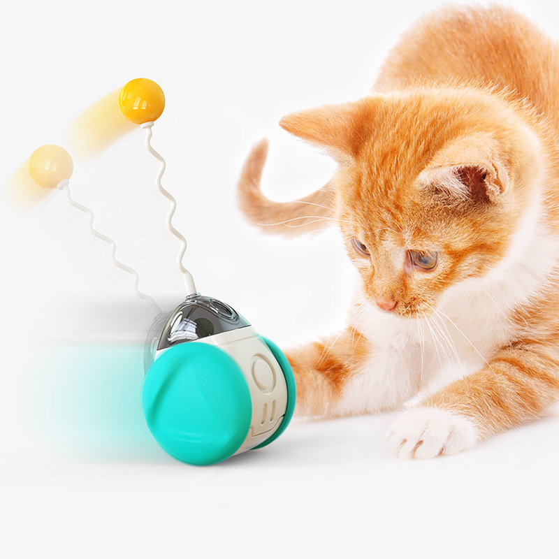 Cat Interactive Toys  Automatic Electronic Rotating  Kitten Toys Exercise Funny Interactive Teaser Cat Toys