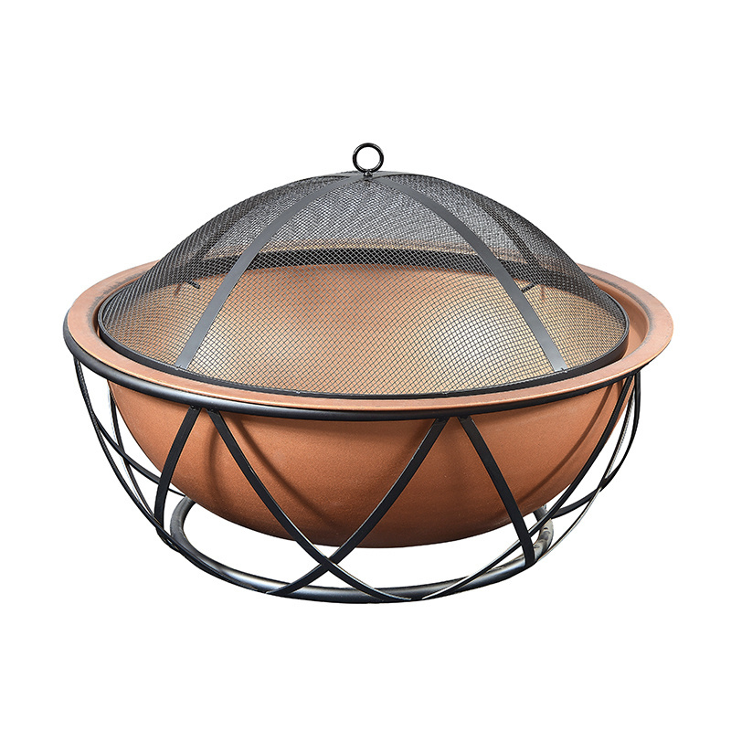 New Arrival  Portable Garden Outdoor Heater Round Burner 60000 BTU Metal Gas Powered Fire Pits