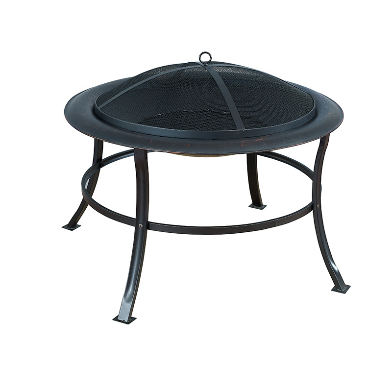 New Arrival  Portable Garden Outdoor Heater Round Burner 60000 BTU Metal Gas Powered Fire Pits