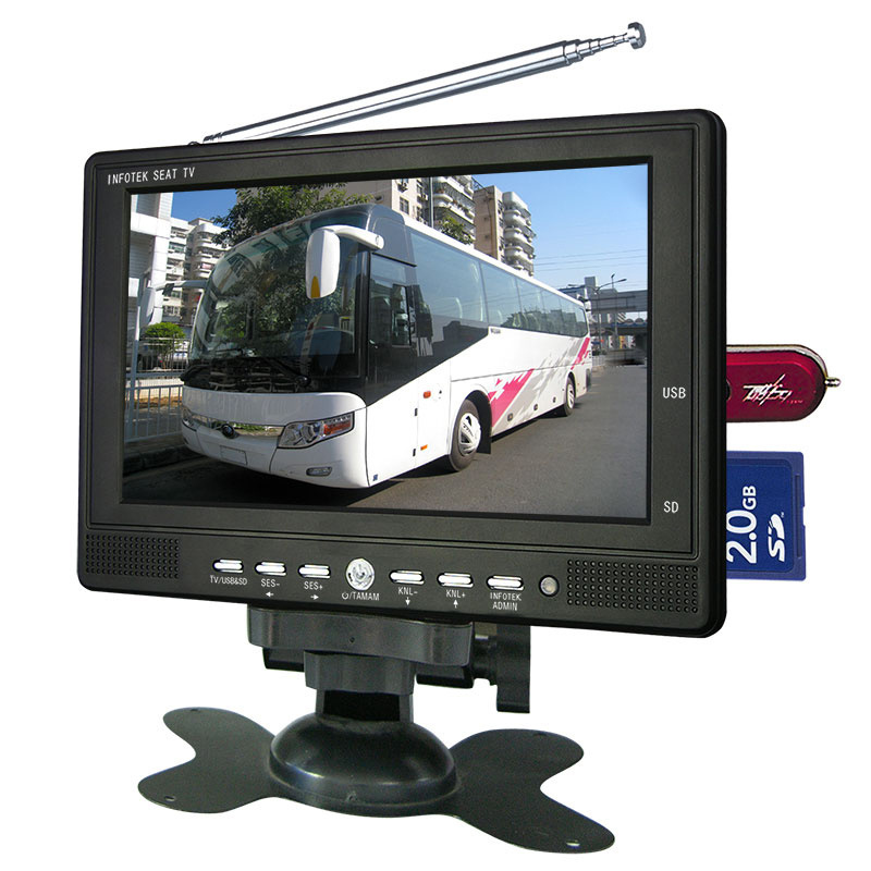 Mini Analog Tv 7 Inch Tft Lcd Car Tv Monitor 7 Inch Open Frame Lcd Monitor