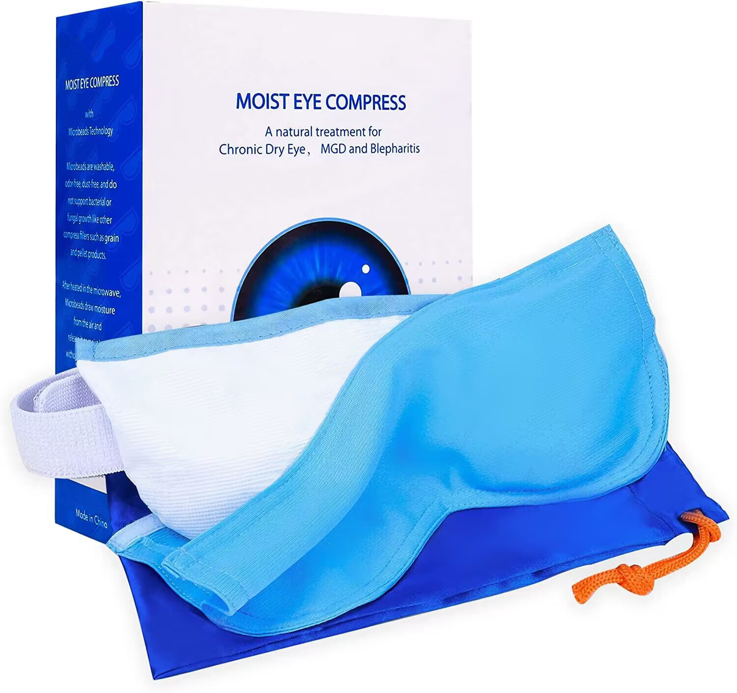 Moist Heat Eye Mask, Microwave Activated Relief Eye Diseases Compress, Cold hot dry eye mask