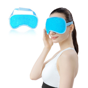 Reusable Sleeping Anti-stress Fatigue Cold Therapy Cooling Gel Bead Eye Mask