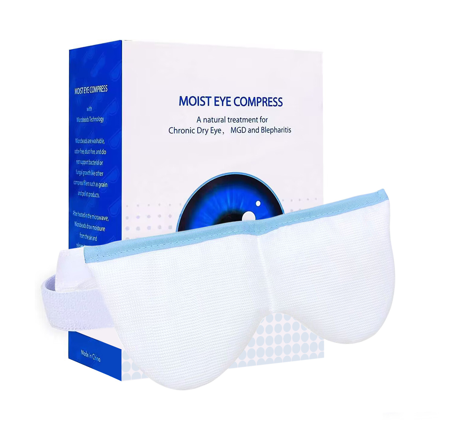 Moist Heat Eye Mask, Microwave Activated Relief Eye Diseases Compress, Cold hot dry eye mask