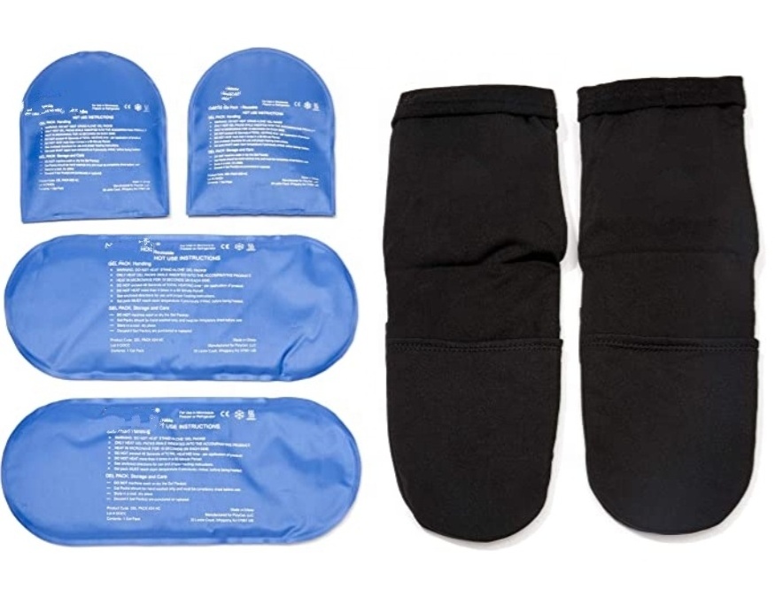 Cold Hot therapy Socks -Gel Pack, Reusable Gel Ice Frozen Slippers for Feet, Heels, Swelling, Edema, Chemotherapy, Arthritis