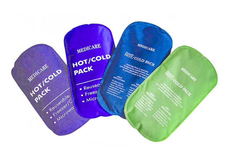 Hot and cold packs wrap physical therapy reusable flexible gel ice pack