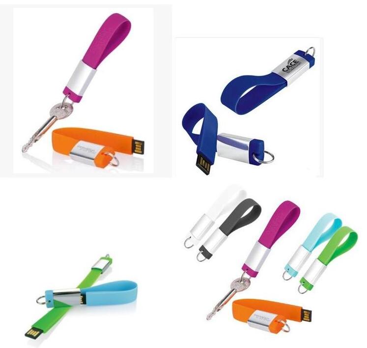 Hot selling waterproof rubber bracelet 2gb 4gb 8gb 16gb 32gb 64gb mini usb flash drive usb silicone bracelet pen drive